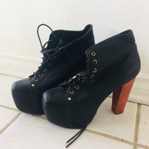 Jeffrey Campbell Lita Platform Shoes 9.5